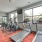 Fitness center with elliptical equipment