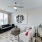 Open living room with furniture