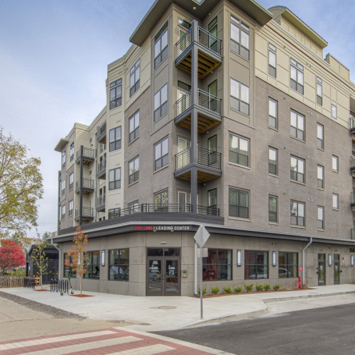 Apartment building exterior